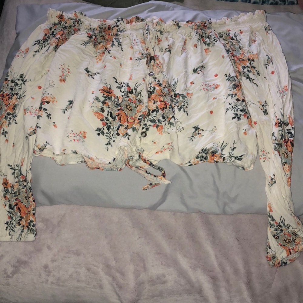 Off the shoulder shirt